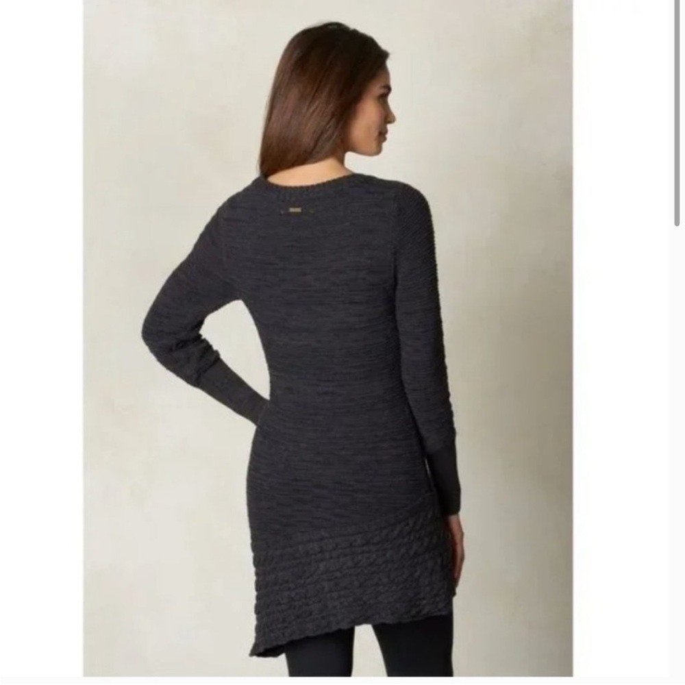Prana Felicia Tunic Sweater Dress in Coal Size XS - Picture 2 of 12